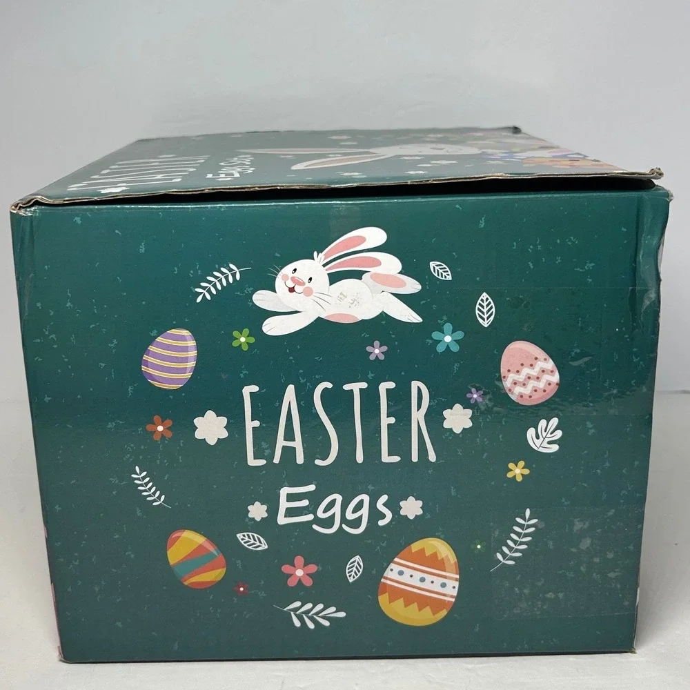 Happy‎ Easter Eggs Set 200 pcs Colorful Plastic Eggs Easter Basket Fillers New